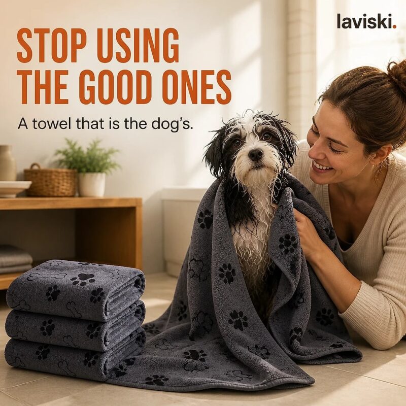 Sicca Microfiber Pet Drying Towel, desired outcome