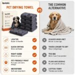 Sicca Microfiber Pet Drying Towel, comparison