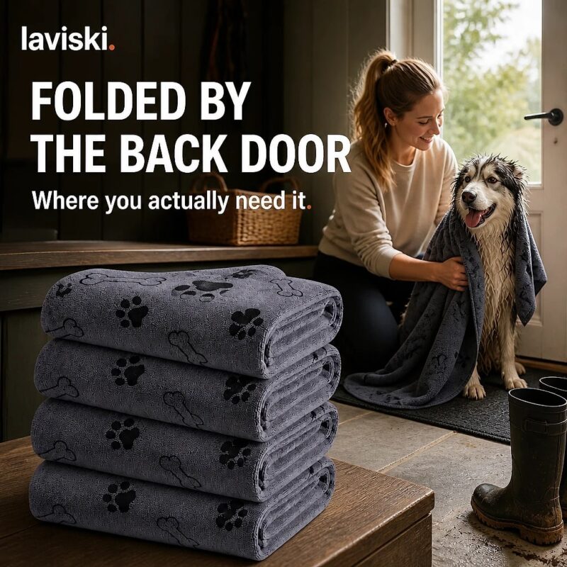 Sicca Microfiber Pet Drying Towel, closing hero