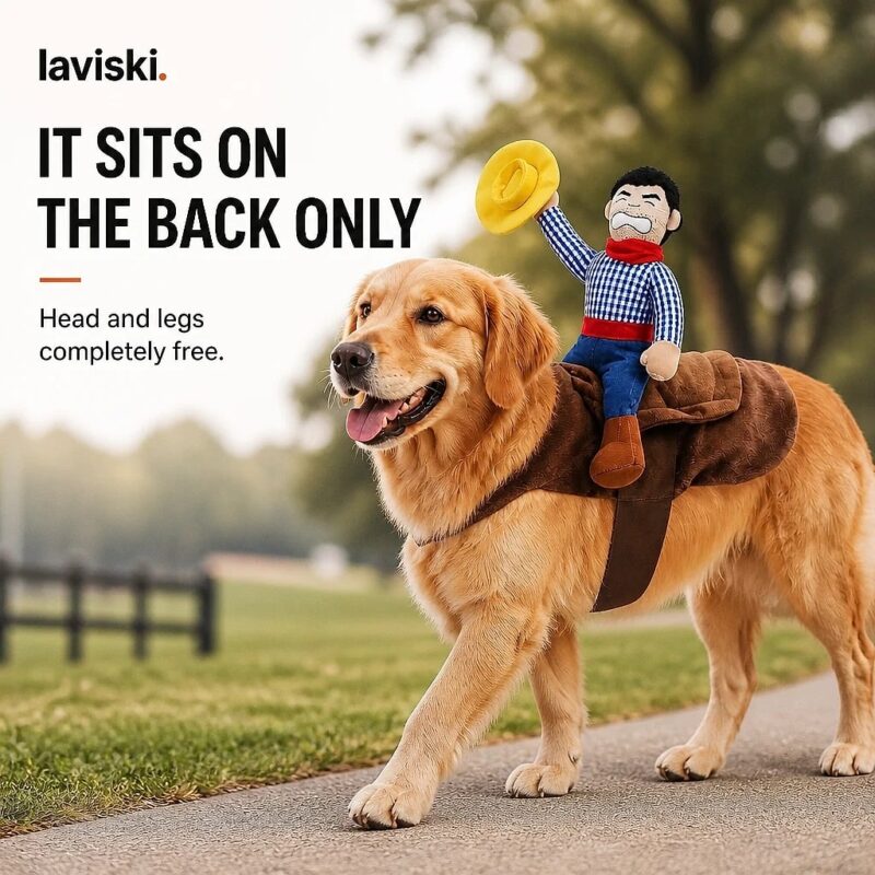 Sierra Cowboy Rider Dog Costume, trust / durability