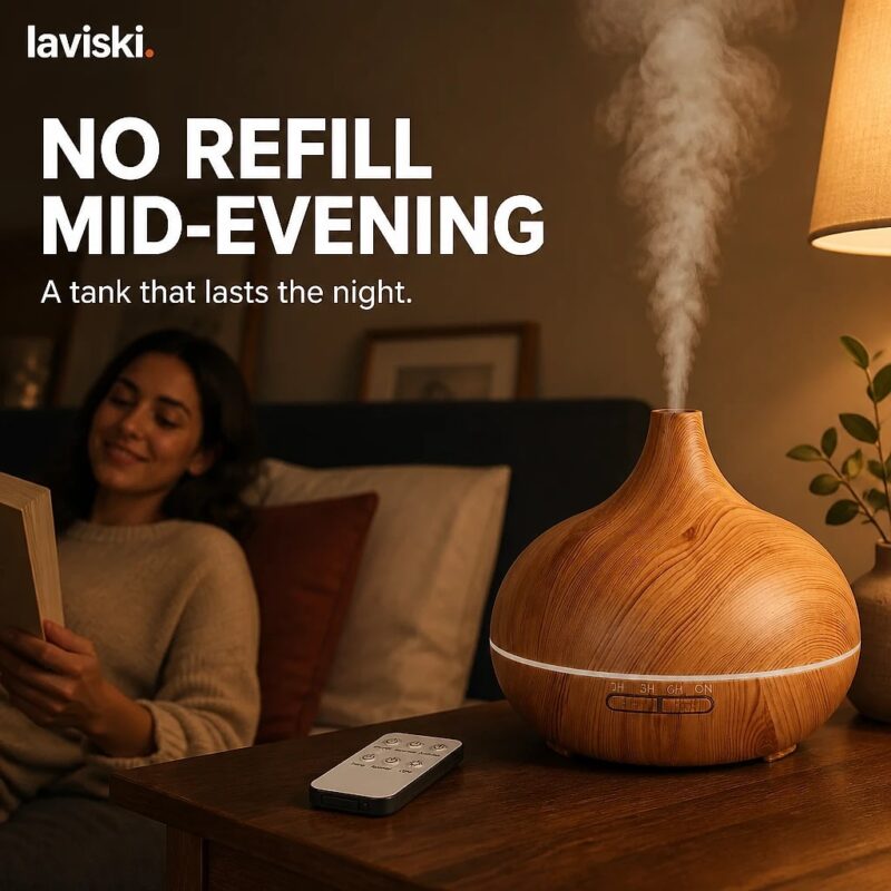 Silvana 500 ml Aroma Diffuser, desired outcome
