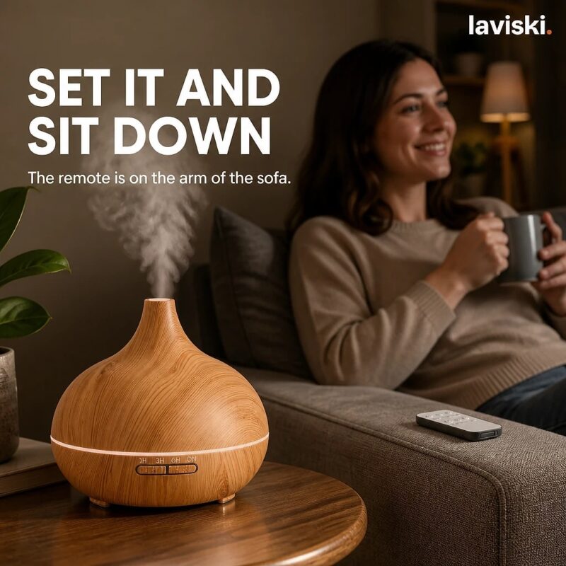 Silvana 500 ml Aroma Diffuser, closing hero
