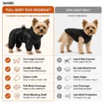 Snowva Full-Body Dog Snowsuit, comparison