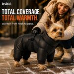 Snowva Full-Body Dog Snowsuit, closing hero