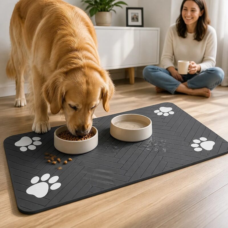 Sorbia Absorbent Pet Feeding Mat, solution / transformation