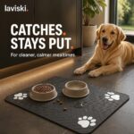 Sorbia Absorbent Pet Feeding Mat, closing hero