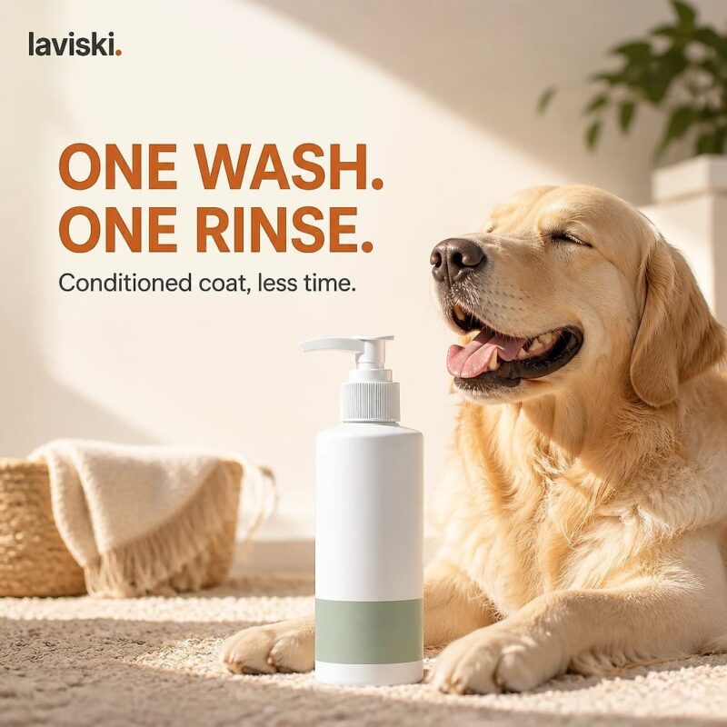 Spuma 2-in-1 Pet Shampoo and Conditioner, desired outcome