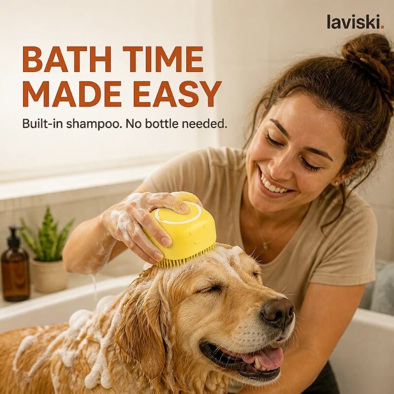 Sudsa Silicone Bath Brush with Shampoo Inside, desired outcome