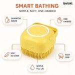 Sudsa Silicone Bath Brush with Shampoo Inside, feature showcase