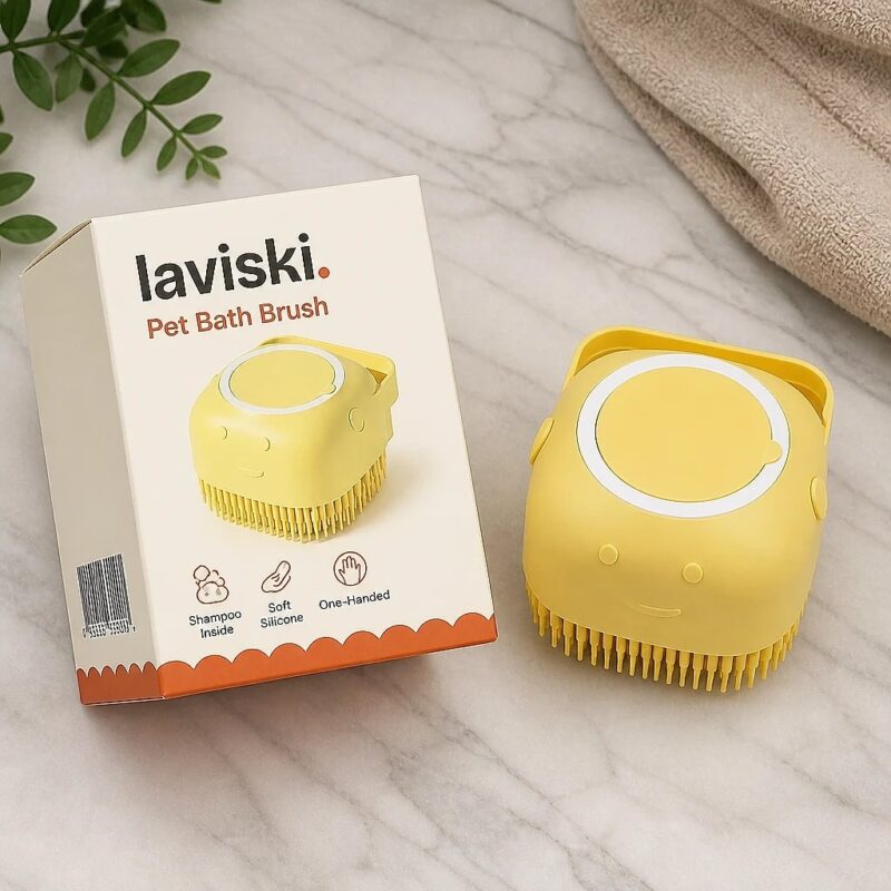 Sudsa Silicone Bath Brush with Shampoo Inside, what's included