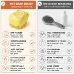 Sudsa Silicone Bath Brush with Shampoo Inside, comparison