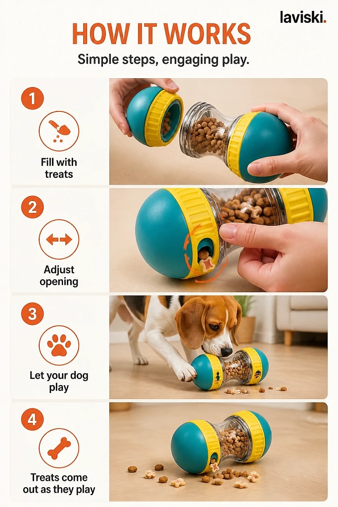 Tumbla Treat Dispensing Wobbler, how to unpack and set it up