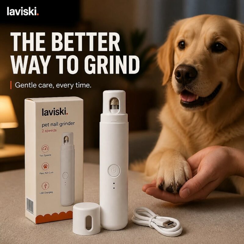 Velox Two-Speed Pet Nail Grinder, closing hero