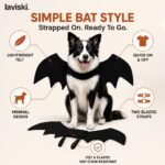 Vespera Felt Bat Wings for Dogs, feature showcase