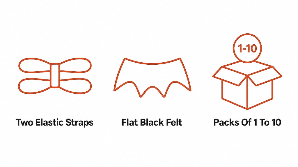 Vespera Felt Bat Wings for Dogs, key features at a glance
