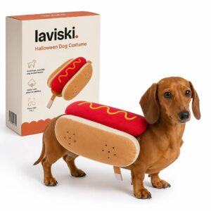 Wienna Hot Dog Pet Costume, main product hero