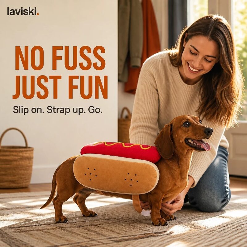 Wienna Hot Dog Pet Costume, desired outcome
