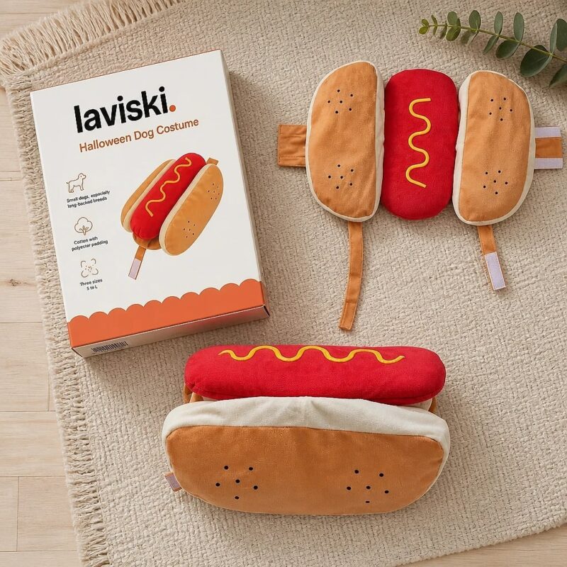 Wienna Hot Dog Pet Costume, what's included