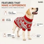 Yulora Reindeer Knit Dog Sweater, feature showcase