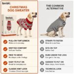 Yulora Reindeer Knit Dog Sweater, comparison